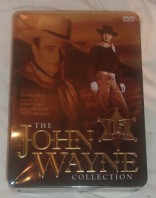 JOHN WAYNE COLLECTION 15 MOVIES DVD SET IN COLLECTOR'S TIN NEW SEALED ...