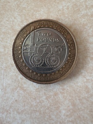 RARE £2 R Trevithick Invention Industry 1804-2004 2 Pound Coin