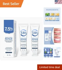 Fluoride-Free Hydroxyapatite Toothpaste for Healthy Enamel - Mint Fresh (2pcs)