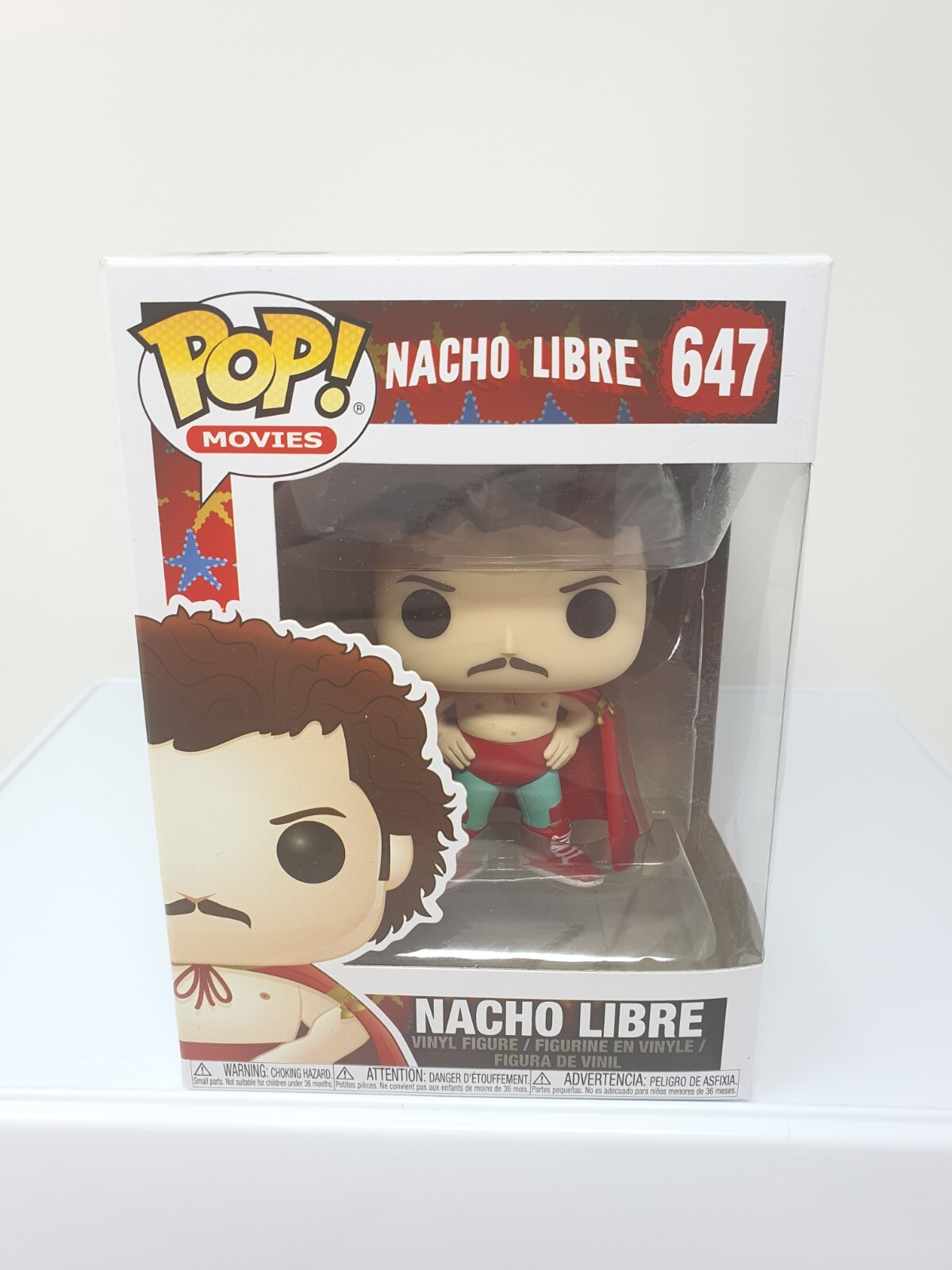 Nacho Libre 647 Funko Pop Vinyl Jack Black Lucha Libre Wrestling Movie