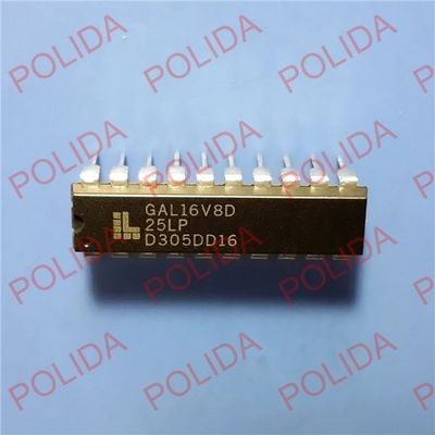 10PCS GAL16V8D-25LP GAL16V8D-25 GAL16V8D DIP-20