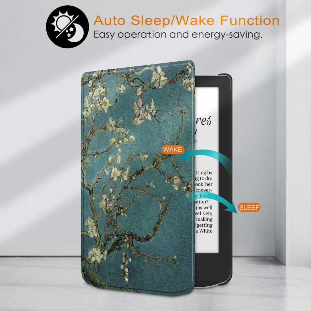 Shell Phone Ereader PU Leather eReader Cover 6 inch Protective Shell Coloful PB629/634 ...