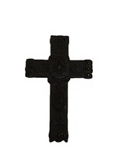 Texas Lone Star State Cross Door Ornament Decoration Wrought Iron Rustic