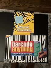WASP WWR 2905 Pen Scanner W/USB & Zebra Barcode Anything Scanner LOT