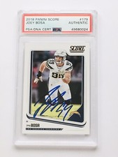 2018 Score Joey Bosa Signed Auto Card PSA DNA Slabbed OSU Buckeyes LA Chargers