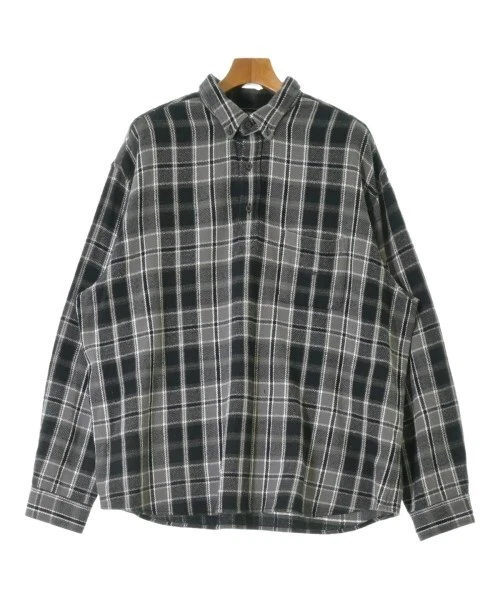 Chemise décontractée suprême gris x noir x blanc (motif à carreaux) L 2200498859380