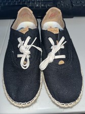 Olukai Kaula Pa  a Li Espadrille Sneakers Womens Sz 9 Black Low Top Shoes