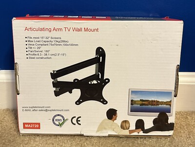 Suptek TV Wall Mount Swivel Tilt Rotation Full Motion Articulating Adjustable
