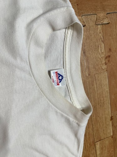 T-shirt vintage 1991 Shiner Bock Beer grande bianca anni '90 punto singolo made in USA - Foto 6 di 17