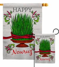 Sabzeh Nowruz Garden Flag Religious Decorative Small Gift Yard House Banner
