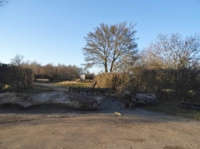 Photo 12x8 Car park entrance in Birds Green  c2018