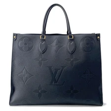 LOUIS VUITTON Onthego Size GM Monogram Empreinte Leather Noir M44925