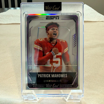 2026 Wild Card ESPN Patrick Mahomes National Exclusive ESPNNTPU-PM 15/20 Chiefs