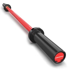 4ft Olympic Barbell, 47 500-lbs Capacity Black Bar Solid Steel Hard Chrome