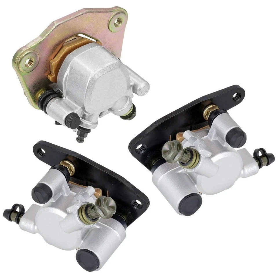 Pinza de freno delantera trasera con pastillas para Suzuki Vinson 500 LT-A500F 4X4 2003-04 automática Foto 3 de 4