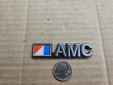 Amc Oem New Nos 3.25 Vintage Plastic Emblem Badge Logo Nameplate Name Plate Amc Oem New Nos 3.25 Vintage Plastic Emblem Badge Logo Nameplate Name Plate