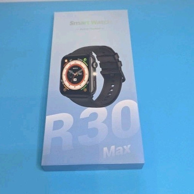 Smart Watch By Blackview R30 Max Black W/ Spare Band New Open Box 