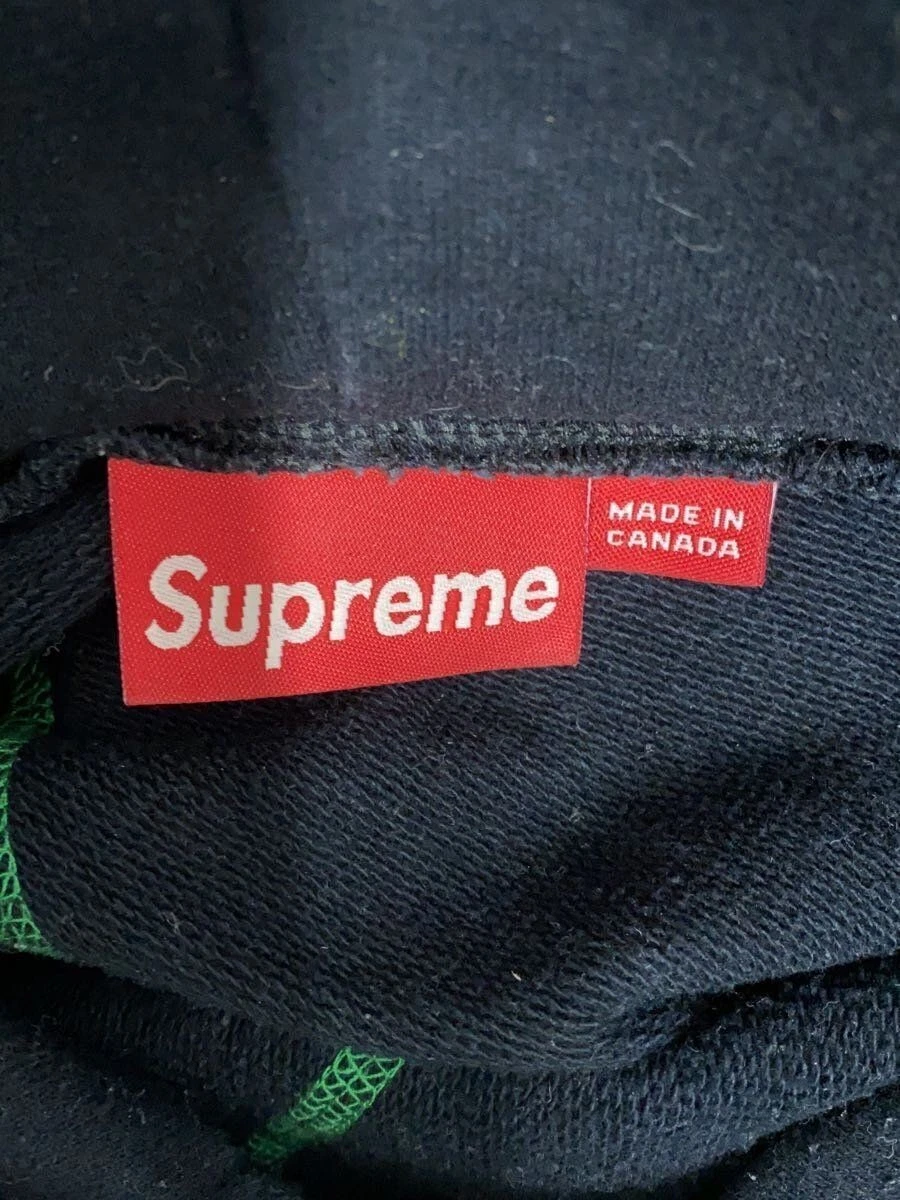 Felpa Supreme 2007 College L cotone stampa nera usata