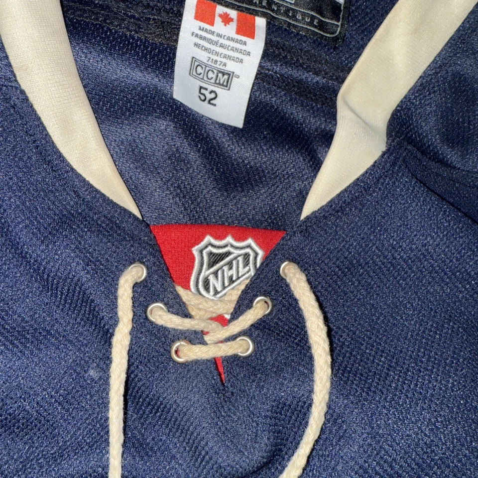 Camiseta 85 Aniversario New York Rangers Henrik Lundqvist Talla 52 Con Correa de Lucha Foto 4 de 4