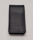 Dunhill White Spot Black Leather Lighter Pouch | Good Condition in Box | RARE | — photo 3