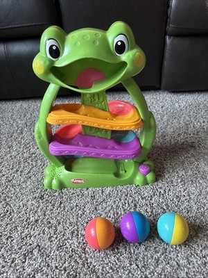 Playskool Tumble 'n Glow Froggio Ball Tower Maze Toy RARE Retired 2012