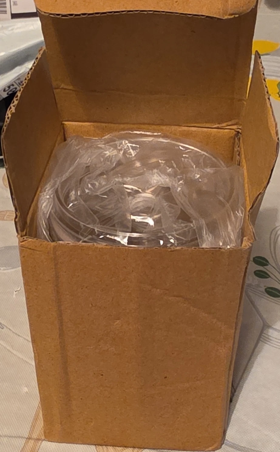 Clear Plastic Cylinder Candy Jar with Lid Set of 4