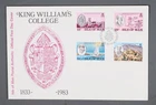 MayfairStamps Isle of Man FDC 1983 King William's College Combo First Day Cover