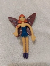 Rinco Collectible BENDY 4" Fairy Purple Wings Rubber Toy #02720 Dongguan China