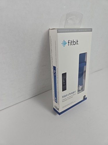Original Fitbit Charge 2 - Blue Classic Accessory Band - Size Large (Brand New) - Picture 2 of 5