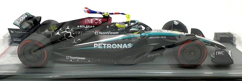 Spark 1/18 Scale 18S999 - Mercedes F1 W15 E Winner British GP 2024 Hamilton #44 - Image 4 of 4