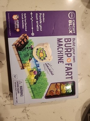 Building Blocks STEM Circuit Kit, Build Your Own Burp & Fart Machine, Add Fun...