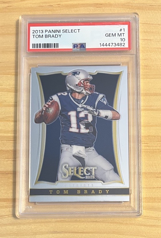 2013 Panin Select Tom Brady PSA 10 Gem Mint FIRST YEAR OF PANINI!