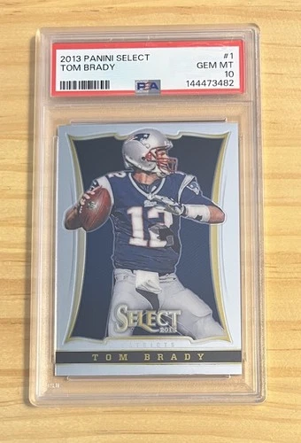 2013 Panin Select Tom Brady PSA 10 Gem Mint FIRST YEAR OF PANINI!