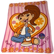 RARE Vintage Maya & Miguel PBS Kids MAYA 47x63 Fleece Throw Blanket Y2K VHTF