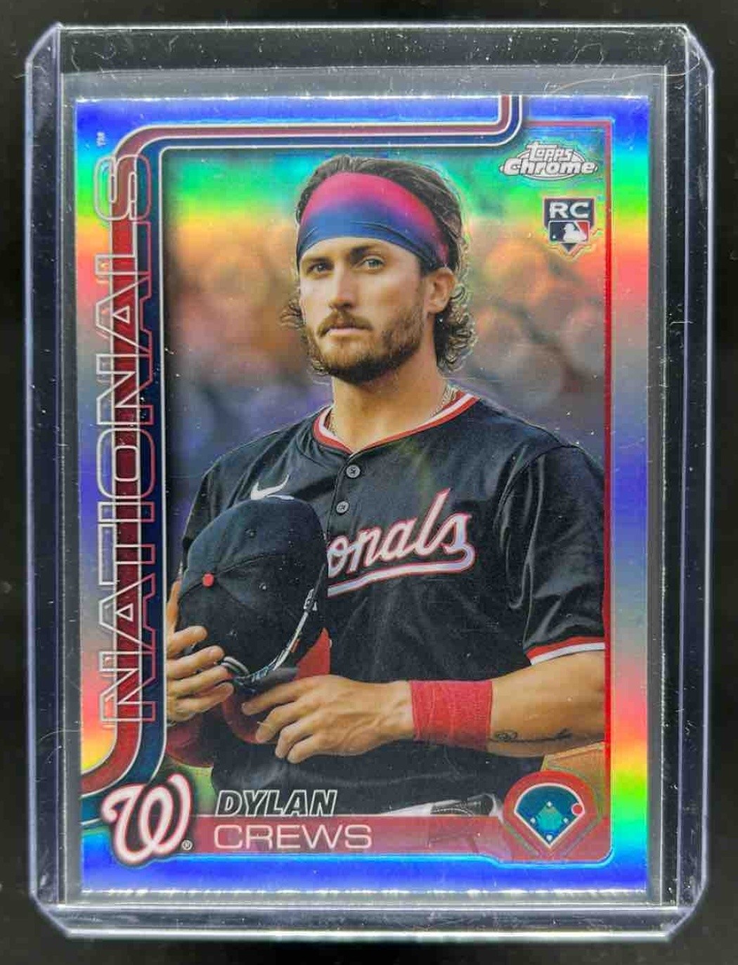2025 Topps Chrome Dylan Crews Image Variation RC Rookie #146 Nationals