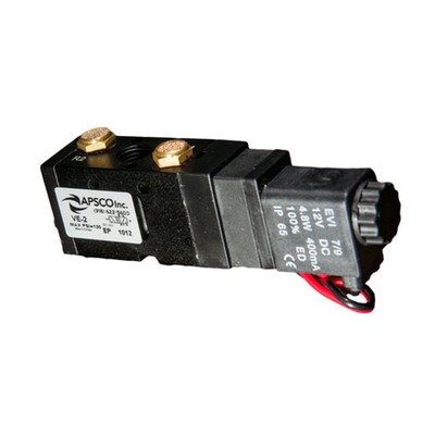 Apsco VE-2 Air Control Valve   Solenoid Valve, 4 Way, 2 Position, 1/4 In. Port