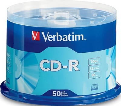 52x Recordable CD R Blank Discs 700MB 80 Minute Data Music Storage Media for CDs