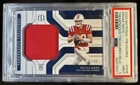 2025 Panini National Treasures Drake Maye Tremendous RC Jersey #/99 PSA 9