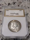 1961 Franklin Half Dollar Nice Obverse Ring Tone