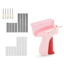 New Mini Tagging Gun Pink Portable Stitch Gun Quick Fix Includes Glue Needles