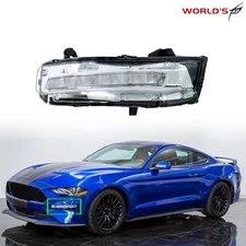For Ford Mustang 2018-23 LED Fog Light Front Bumper Clear Lamp Left Driver Side