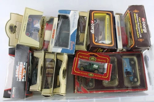 Vintage Diecast Model Cars Joblot Inc Matchbox Corgi Lledo Dinky Saico