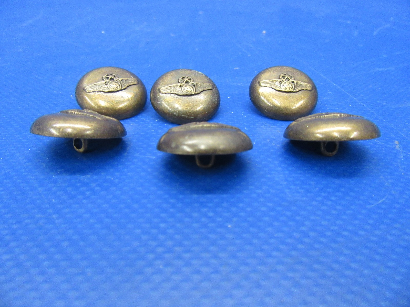 Master Sargent Aircraft Brass Upholstery Buttons LOT OF 6 (031855) eBay