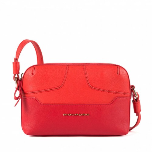 BORSA DONNA PIQUADRO ROSSA PELLE MORBIDA 2 SCOMPARTI HOSAKA - BD4954S108/R  | eBay