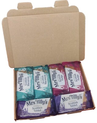 Mrs Tilly's Luxury Scottish Gourmet Tablet Fudge Macaroon Bars (6 Bars ...