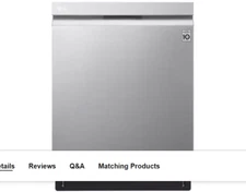 NEW LG LDB4548ST #C21 24 Inch Wide 15 Place Setting Energy Star Rated Built-In T