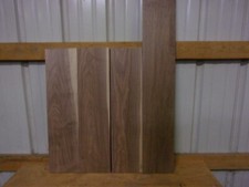 4 PC WALNUT LUMBER WOOD KILN DRIED BOARDS LOT 1016V 7/8" THICK FLAT CLEAR