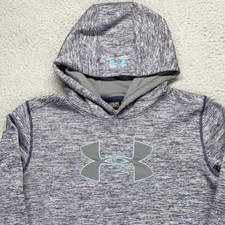 Under Armour Youth XL Gray Hoodie Pullover Long Sleeve Hood