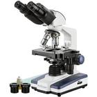 AmScope B120C 40X-2500X LED Lab Binocular Compound Microscope with 3D-Stage