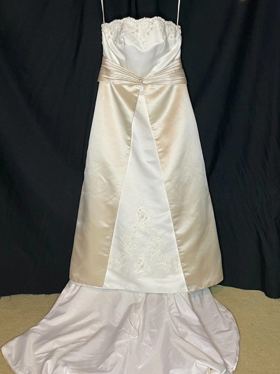 sachin and babi light blue dress David's Bridal Wedding Dresses main image 1
